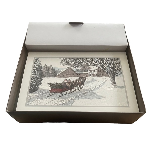 Hallmark Office Hallmark Christmas Cards Geoff Greenleaf Unused 28